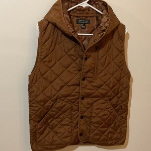 21 MEN Hooded Quilted Vest